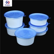 Hea koguse läbipaistev ristkülikukujuline toidukonteiner