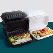 Ühes tükis Üheosaline ühekordselt kasutatav plastikust lõunakarp